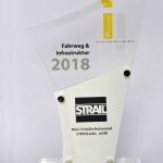 Der Innovationspreis 2018 in der Kategorie Fahrweg & Infrastruktur. Foto: Bahn-Media Verlag GmbH & Co. KG