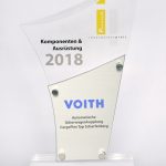 Der Innovationspreis 2018 in der Kategorie Komponenten & Ausrüstung. Foto: Bahn-Media Verlag GmbH & Co. KG
